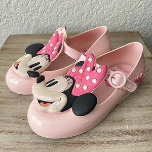 Mini Melissa Minnie Mouse Pink Flats